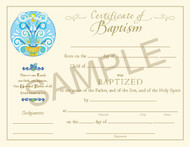 [Paraclete Sacramental Certificates] Certificate of Baptism: Pack of 25