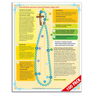 100 Pack of Brother Francis Mini Poster - The Rosary (Pack of 100)