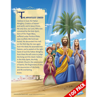 100 Pack of Brother Francis Mini Poster - The Apostles' Creed (Pack of 100)