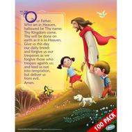 100 Pack of Brother Francis Mini Poster - Our Father (Pack of 100)
