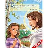 100 Pack of Brother Francis Mini Poster - Examination of Conscience (Girl) (Pack of 100)